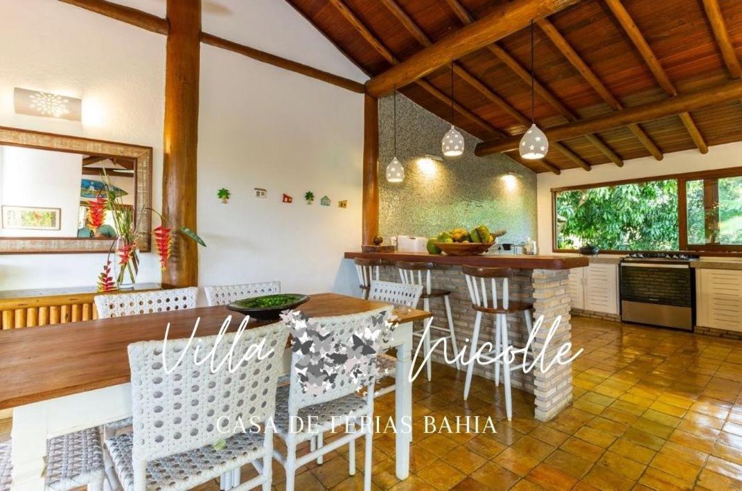 Villa Nicolle - Bahia - Praia do Espelho Exterior foto